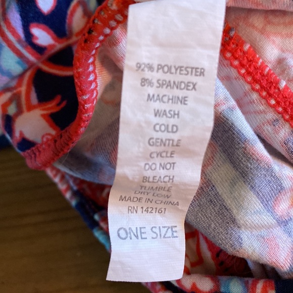 Lularoe Pattern Leggings (OS) Fits Pants Size 0-10 - Picture 4 of 4